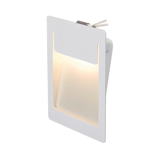 SLV DOWNUNDER pur encastrable blanc chaud 4,8 W LED rectangulaire mural