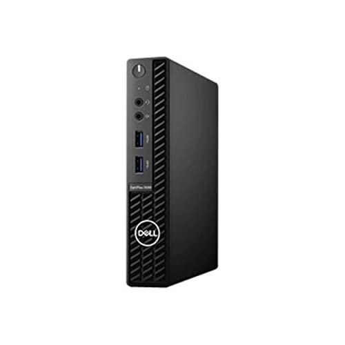 Image of Dell OptiPlex 3000 3080 Desktop Computer - Intel Core i5 10th Gen i5-10500T Hexa-core (6 Core) 2.30 GHz - 8 GB RAM DDR4 SDRAM - 256 GB NVMe M.2 PCI Express M.2 SSD - Micro PC - Black