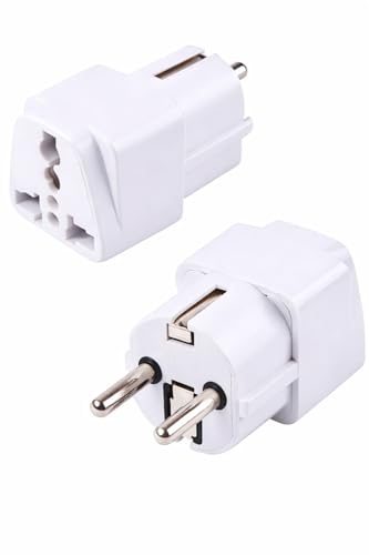 Hadron 4’ü 1 Arada Uluslararası Seyahat Priz Adaptörü, ABD, AB, İngiltere, Avustralya Fiş Tipi, Çoklu Cihaz Şarj, Kompakt ve Taşınabilir Dönüştürücü, Akıllı Telefon Tablet Laptop Uyumlu, Kaliteli ABS