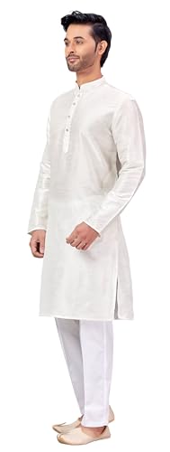 Image of Studio Shringaar Men's Cotton Relaxed Fit Straight Kurta