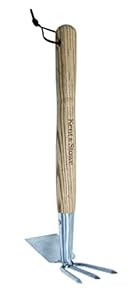 Kent & Stowe Doppelhacke Gartenhacke Edelstahl 37 cm