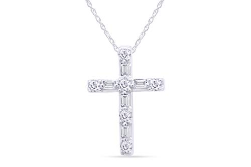 AFFY 1/4 Cttw Cross Pendant