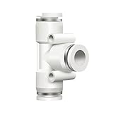 1/10/20 PCS PE Pneumatic Air Quick Fittings OD 4 6 8 10 12 14 16mm Tube Pipe Connector for Industrial Automation(PE-8,1 PC)