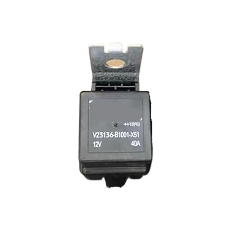 Relé automotriz 12V de 4 pines HFV4 para control de corriente en vehículos.