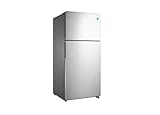 Deals Element ERT18CSCS 30 Inch Freestanding Top-Freezer Refrigerator Energy Star rated with No Frost System, 18.0 cu. ft. Capacity, Adjustable shelves, in Stainless steel