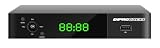 DIPROGRESS decoder DVB-T2 Hevc 10 bit DPT207HD con due telecomandi 2 in 1, nero