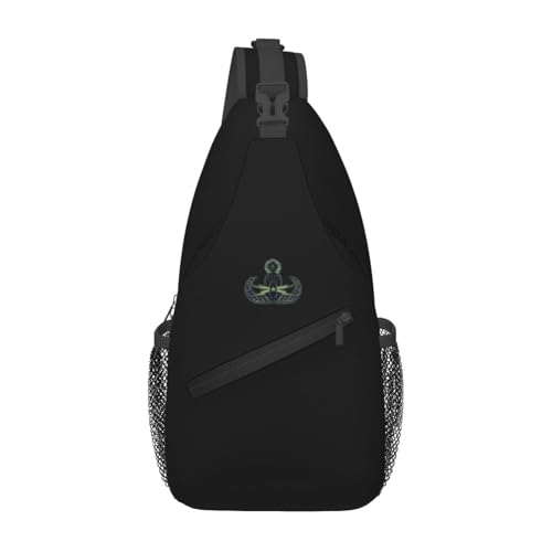 Morrales pequeños tipo sling negros para hombre miniatura 2
