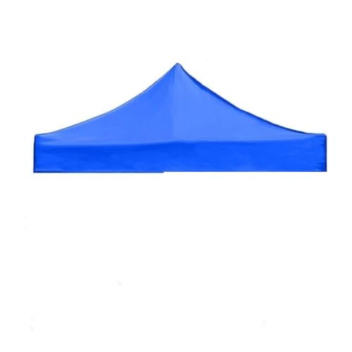 XUCZHAI Auvent Couverture supérieure Remplacement Quatre Coins Tente Tissu Pliable imperméable à la Pluie Patio pavillon remplacer Gazebo auvent Couverture supérieure Bleu(B-Blue-2.9x2.9m)