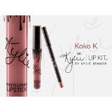 Long Lasting Lipstick Lip Gloss Liquid Matte Lip Liner Makeup (KOKO K) by Kylie Jenner