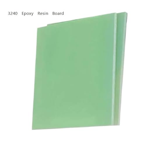 Lámina fina fibra vidrio verde claro 400x400x5mm aislante para soporte CNC 3