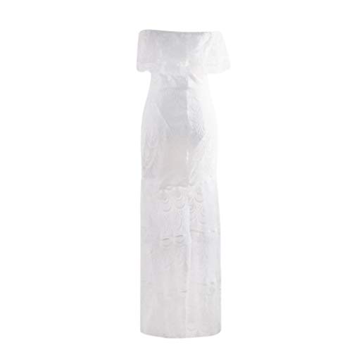 Robe de mariée élégante blanche taille 44 pour cérémonie chic - 5