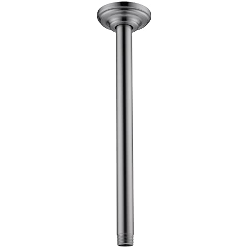 Shower Arm With Flange For Rain Shower Head 12 Inch Ceiling Mount Stainless Steel 1/2 Npt,Brushed Nickel #TOP28