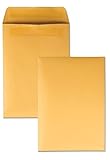 Quality Park Catalog Envelopes, Redi-Seal, Brown Kraft, 7.5 x 10.5, 250 Count, (43462)