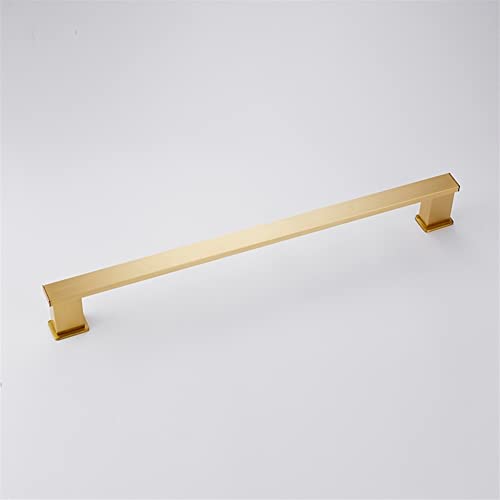 Porte-serviettes barre unique or brossé 40cm pour salle d'eau - 6