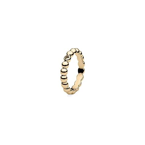 Qudo Veroli Gold Interchangeable Crystal Ring Cover