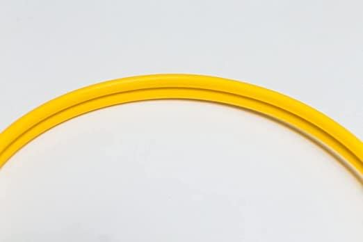 FiberCablesDirect OS2 Single-Mode Fiber Patch Cable | Length Options: 0.5M-300M | SC to SC | 1M (3.28ft) | Duplex 9/125µm | 1G/10G SFP & 10GBASE Compatible | Yellow OFNR PVC — view 2