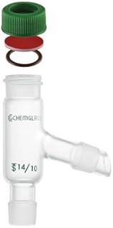 Chemglass MW-22-01 Series MW-22 Minim-Ware Connecting Adapter, 14/10 Joint