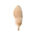 Elara Zapato de Tacón Alto Mujer Plataforma Chunkyrayan Beige QM007 Beige-39