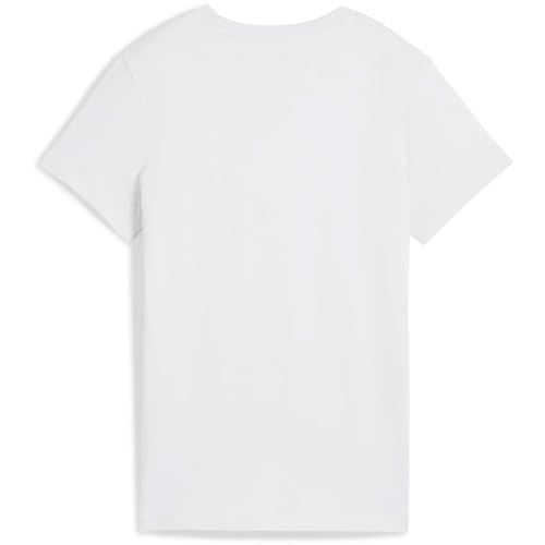 Image of Puma Women Cotton Letter Print Regular Fit Tees