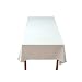 Produktbild Gcxzb Rechteckige Satin Material tischdecke, Hochwertig Küchentischabdeckung Fleckschutz Abwaschbar Tischtücher for Küche Tischdecke (Color : White, Size : 100 * 140cm)