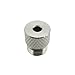 Stainless Steel Drill Bushings M14 x 1 5 Coarse Thread with Non-Slip Knurling for Industrial Projects 3 mm - 10 mm Option High-Strength Drill Bushings