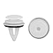 X AUTOHAUX 20pcs Plastic White Retainer Clips for BMW E46 E90 F30 X5 X3 E60 51418224768