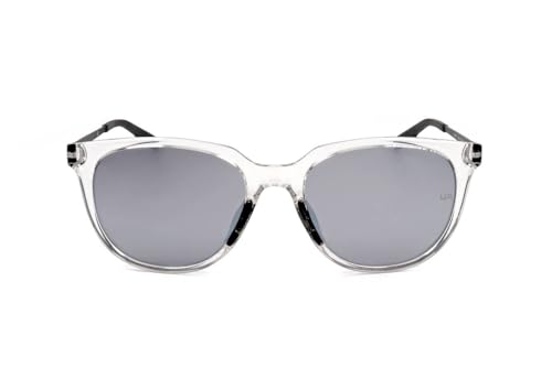 Under Armour Women's UA Circuit Oval Sunglasses, Crystal/Matte Black, 54mm, 18mm2