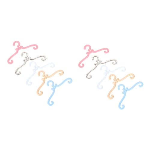 BESPORTBLE 2sets 25pcs Mini Doll Hangers Chic Doll Clothing Hangers and for Displaying Outfits 25pcs*2