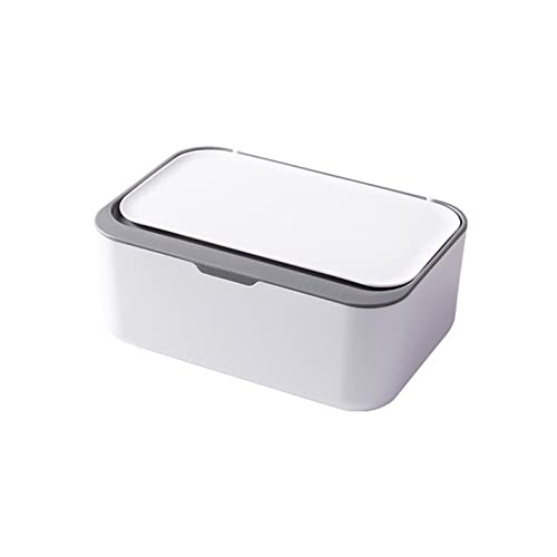 Tenedor de la Caja del Tejido de Escritorio Dispensador de toallitas Modernas for la Oficina en casa Sal99 Caja de pañuelos (Color Name : Dark Gray)
