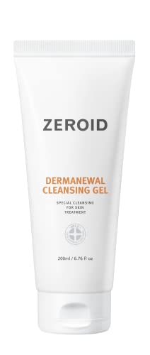 ZEROID Dermanewal Cleansing Gel special cleansing for skin treatment with Allantoin and Panthenol (200mL)