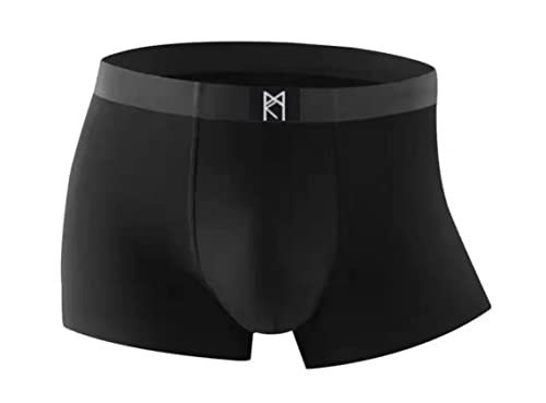 80s Modal Seamless Boxer Briefs by RunaMante with Mulberry Silk Layer in the Crotch for Odor Control