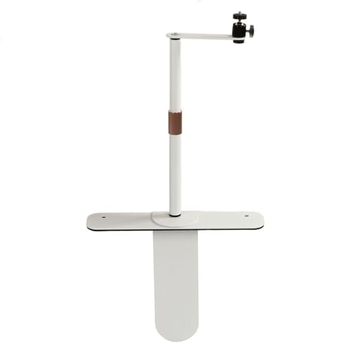 ZASCHMOY Soporte de Giratorio de 360 ​​Grados Adecuado para Mesitas de Noche, Sofás, Mesas, Montaje en Pared, Oficina en Casa y Soportes para miniproyectores. (White)