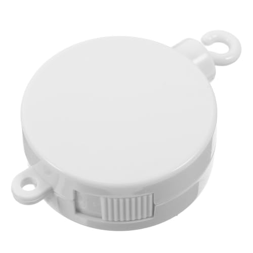 IMIKEYA Caja Musical para Cuna de Color Blanco Componentes Electrónicos Seguros que Estimulan el Desarrollo Sensorial del Adecuado para Cuna y Cochecito