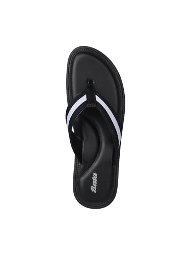 Image of Bata WRIGHT CROSS THONG Men's Red Formal Thong Slipper.