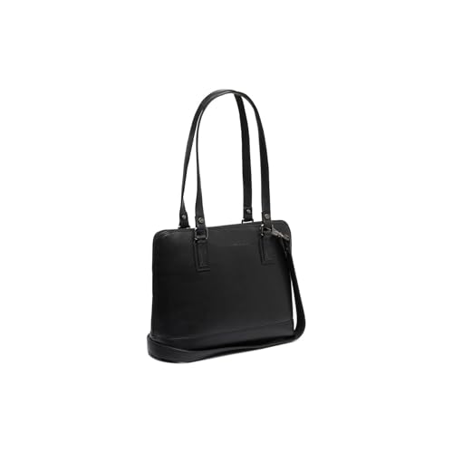 Serviette pour ordinateur portable sac business noir Viamonte cuir