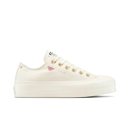 Converse Women's Chuck Taylor All Star Lift, Egret/Egret, 6