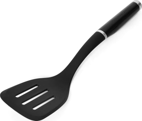 Image of KitchenAid Classic Nylon Slotted Turner, 13.66-Inch, Black