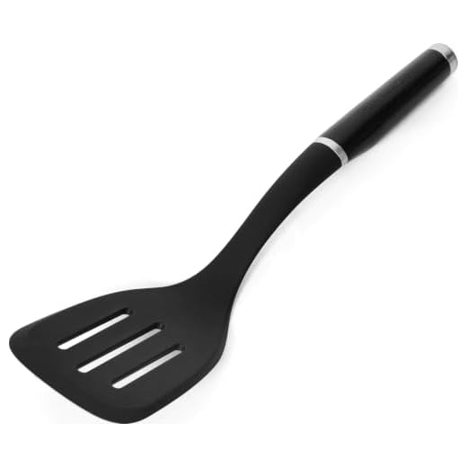 KitchenAid Classic Slotted Turner, One Size, Black 2, 13.66-Inch