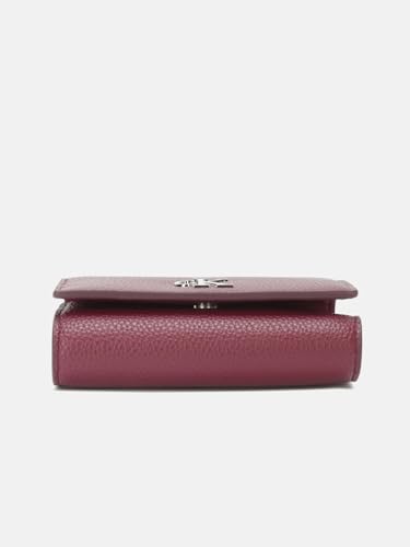 Image of Textured Black Pu Tri-Fold Wallet