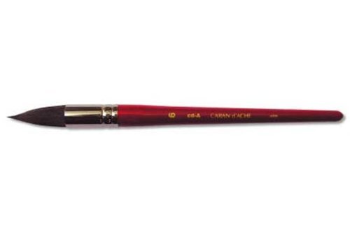 Pinceau aquarelle Caran d'Ache n°3 idéal pour peindre vos carnets de voyage