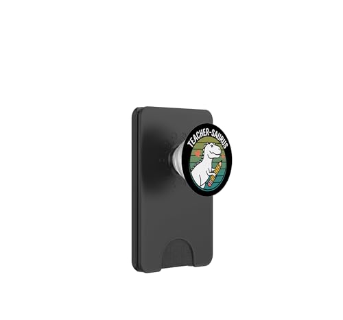 Dinosaurios Teachersaurus Impresionante Maestro PopSockets PopWallet para MagSafe