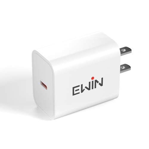 Ewin タイプc 急速充電器 30W PD Type-C 充電器 USB-Cコンセント 小型 軽量 (iPhone iPad Macbook Surface対応) PSE認証 iPhone16/15/Galaxy/MacBook Air/iPad Pro/Switch/iWatchなどに対応