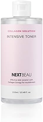 NEXTBEAU Collagen Solution Intensive Toner [7.10 fl. Oz / 210ml] Collagen Facial Toner Korean Skincare Hydrating Face Toner Deep Moisturizing & Hydrating & Exfoliating