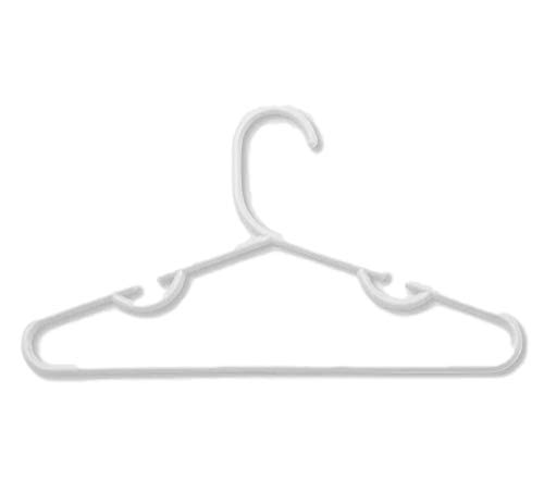 Delta White Nursery Hangers 24 Pack for Baby, Toddler, Kids, Children