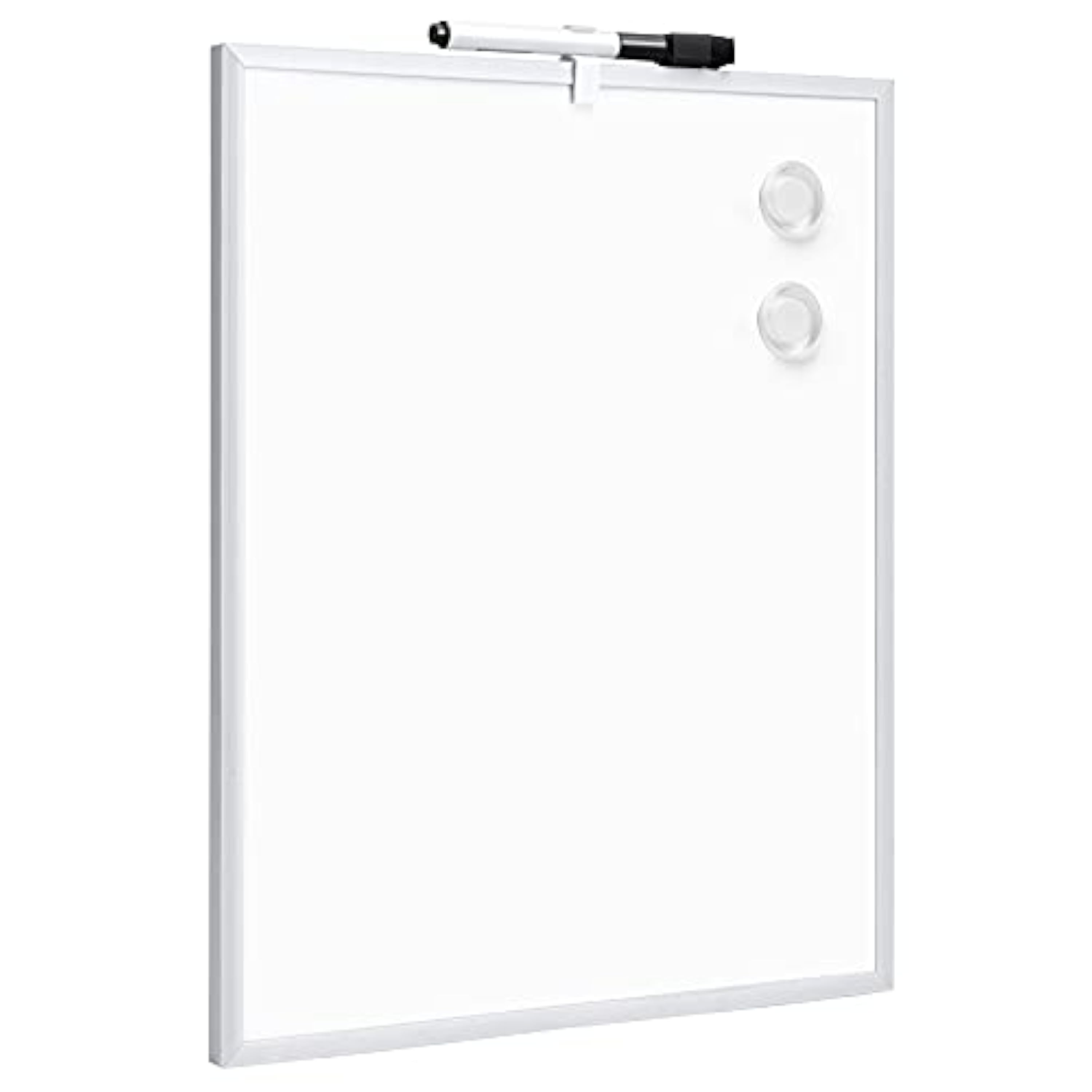 Amazon Basics Magnetic Dry Erase Board, Aluminum Frame, 28 x 35.6 cm, Blanco