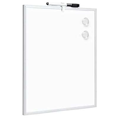 Amazon Basics Magnetic Dry Erase Board, Aluminum Frame, 28 x 35.6 cm, Blanco | Ya disponible en tu tienda friki favorita! En mundofriki.es!