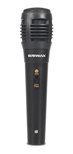 Kit 2 Microfone Dinâmico Profissional Com Cabo 5 Metros P10 para Karaokê Caixa de Som e Instrumentos