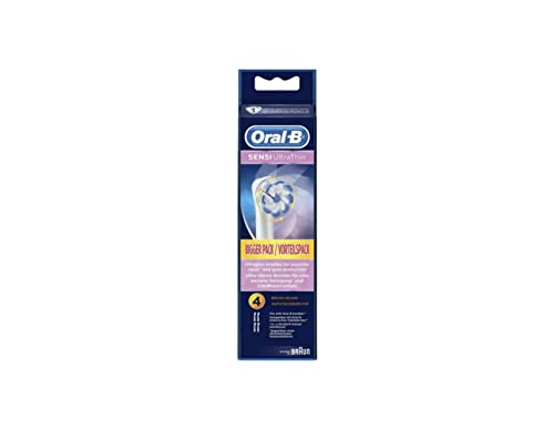 Oral-B Sensi Ultrathin Testine di Ricambio Per Spazzolino Elettrico, 4 Testine