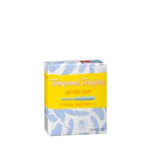 Tampones regular con aplicador suave Caja 20 ud.