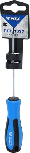 BRILLIANT TOOLS BT031037 Schraubendreher TORX, T6 100mm [Powered by KS TOOLS]